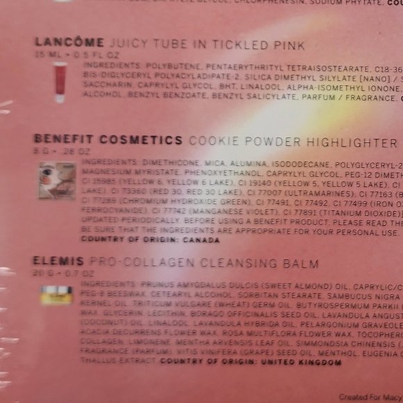 7 PC Nam Vo Glow Box Set Benefit Elemis Lancome Nudestix Sunday Riley Peter Roth - Picture 6 of 8